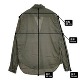 Frank & Eileen eileen コットンボイルスキッパーシャツ サイズXXS 長袖シャツ カーキ レディース フランク & アイリーン【中古】6-0926M∞