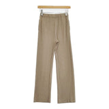 PLST プリーツパンツ サイズXS 12-1106035 パンツ ベージュ レディース プラステ【中古】6-0805G∞