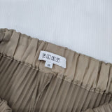 PLST プリーツパンツ サイズXS 12-1106035 パンツ ベージュ レディース プラステ【中古】6-0805G∞