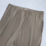 PLST プリーツパンツ サイズXS 12-1106035 パンツ ベージュ レディース プラステ【中古】6-0805G∞