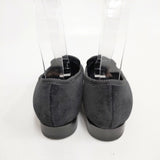 MARGARET HOWELL/Tricker's ベルベット オペラシューズ サイズ4 イギリス製 578-2270004 シューズ・靴 ブラック レディース マーガレットハウエル/トリッカーズ【中古】6-0910T◎