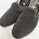 MARGARET HOWELL/Tricker's ベルベット オペラシューズ サイズ4 イギリス製 578-2270004 シューズ・靴 ブラック レディース マーガレットハウエル/トリッカーズ【中古】6-0910T◎