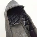 MARGARET HOWELL/Tricker's ベルベット オペラシューズ サイズ4 イギリス製 578-2270004 シューズ・靴 ブラック レディース マーガレットハウエル/トリッカーズ【中古】6-0910T◎