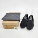 MARGARET HOWELL/Tricker's ベルベット オペラシューズ サイズ4 イギリス製 578-2270004 シューズ・靴 ブラック レディース マーガレットハウエル/トリッカーズ【中古】6-0910T◎