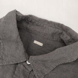 MARGARET HOWELL リネン プルオーバー 589-8153009 サイズF 長袖シャツ チャコールグレー レディース マーガレットハウエル【中古】6-0926M∞