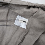 evam eva linen tuck pants リネン タックパンツ サイズ2 定価23100円 E233T015 パンツ 23AW グレージュ レディース エヴァムエヴァ【中古】6-0926M∞