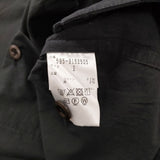 MHL. LIGHT COTTON LINEN POPLIN 595-9152505 サイズ1 定価20900円 コットンリネン 半袖シャツ ブラック レディース エムエイチエル【中古】6-0607S♪