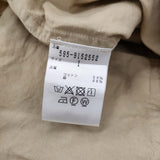 MHL. DRY COTTON LINEN 595-9152552 サイズ1 スナップボタン コットンリネン 半袖シャツ ベージュ レディース エムエイチエル【中古】6-0607S♪