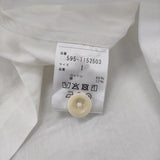 MHL. コットンリネン プルオーバー 595-1152503 サイズ1 半袖シャツ ホワイト レディース エムエイチエル【中古】6-0607S♪