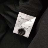 MHL. コットンリネン プルオーバー 595-1152503 サイズ1 半袖シャツ 21SS ブラック レディース エムエイチエル【中古】6-0607S♪
