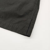 MHL. コットンリネン プルオーバー 595-1152503 サイズ1 半袖シャツ 21SS ブラック レディース エムエイチエル【中古】6-0607S♪