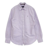 POLO RALPH LAUREN RELAXED FIT リラックスフィット XS 長袖シャツ パープル レディース ポロ・ラルフローレン【中古】6-0813M∞