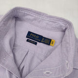 POLO RALPH LAUREN RELAXED FIT リラックスフィット XS 長袖シャツ パープル レディース ポロ・ラルフローレン【中古】6-0813M∞