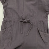 archi ORGANIC TWILL ZIPUP OVERALL サイズM オーガニックツイル 定価28600円 オールインワン ツナギ プラム パープル レディース アーキ【中古】6-0626S♪