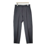IENA Organic Wool ストレートパンツ ウールパンツ 定価17600円 センタープレススラックス パンツ チャコールグレー レディース イエナ【中古】6-1014T∞