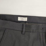 IENA Organic Wool ストレートパンツ ウールパンツ 定価17600円 センタープレススラックス パンツ チャコールグレー レディース イエナ【中古】6-1014T∞