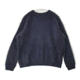 DRESSTERIOR ファークルーネック ウール セーター ニット ネイビー レディース ドレステリア【中古】6-1014T∞
