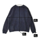 DRESSTERIOR ファークルーネック ウール セーター ニット ネイビー レディース ドレステリア【中古】6-1014T∞