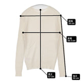 DRESSTERIOR シルクカシミヤ混 リブニット 羊毛 薄手 セーター ニット オフホワイト レディース ドレステリア【中古】6-1014T∞