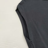 YLEVE ORGANIC COTTON BIO N/S OP オーガニックコットンノースリーブワンピース ワンピース ネイビー レディース イレーヴ【中古】6-0607S♪