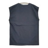 YLEVE ORGANIC COTTON BIO N/S オーガニックコットン ノースリーブ カットソー ネイビー レディース イレーヴ【中古】6-0607S♪