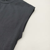 YLEVE ORGANIC COTTON BIO N/S オーガニックコットン ノースリーブ カットソー ネイビー レディース イレーヴ【中古】6-0607S♪