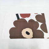 marimekko unikko ウニッコ ハギレ 約140×45cm 生地 チャ シロ レディース マリメッコ【中古】6-0521G◎
