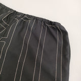 TOTEME Monogram silk pj bottoms 34 定価114950円 アダムエロペ取扱 シルク イージー パンツ 25AW ブラック レディース トーテム【中古】6-0603M♪