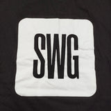 SWAGGER SWG BOX LOGO TS SWG24-TS10 サイズM ボックスロゴ 半袖Ｔシャツ カットソー ブラック メンズ スワッガー【中古】6-0630S♪