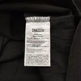 SWAGGER SWG BOX LOGO TS SWG24-TS10 サイズM ボックスロゴ 半袖Ｔシャツ カットソー ブラック メンズ スワッガー【中古】6-0630S♪