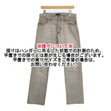 BURBERRY BLACK LABEL サイズ73 コットン ストレッチ デニムパンツ グレー メンズ バーバリーブラックレーベル【中古】6-0816G∞