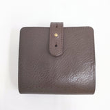 ARTS&SCIENCE jabara short wallet レザー 革 二つ折り財布 チャ レディース アーツ&サイエンス【中古】6-0528G◎