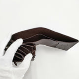 ARTS&SCIENCE jabara short wallet レザー 革 二つ折り財布 チャ レディース アーツ&サイエンス【中古】6-0528G◎