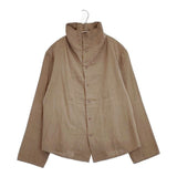 Plantation コットンガーゼシャツ ジャケット PL03FJ673 製品洗い 長袖シャツ ベージュ レディース プランテーション【中古】6-0813M∞