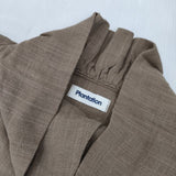 Plantation コットンガーゼシャツ ジャケット PL03FJ673 製品洗い 長袖シャツ ベージュ レディース プランテーション【中古】6-0813M∞
