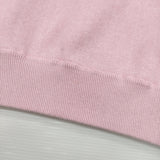 U by SPICK&SPAN スウェットライクニット 定価13200円 コットン混 セーター ニット 25AW ピンク レディース ユーバイスピックアンドスパン【中古】6-1009M♪