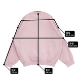 U by SPICK&SPAN スウェットライクニット 定価13200円 コットン混 セーター ニット 25AW ピンク レディース ユーバイスピックアンドスパン【中古】6-1009M♪