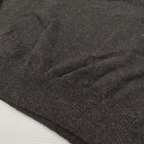 YAECA CONTEMPO Cashmere 14G Knit UV Neck サイズM カシミヤ100% 定価52800円 セーター ニット チャコールグレー レディース ヤエカコンテンポ【中古】6-0916T♪