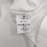 mina perhonen bella 定価46200円 aes1436 サイズ38 フリル ブラウス シャツ ホワイト レディース ミナペルホネン【中古】6-0603M♪