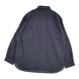 YAECA 6116 スナップボタン コットン サイズM 長袖シャツ ネイビー NAVY レディース ヤエカ【中古】6-1003M∞
