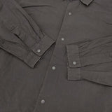 YAECA 6116 スナップボタン コットン サイズM 長袖シャツ ネイビー NAVY レディース ヤエカ【中古】6-1003M∞