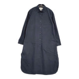 YAECA コンフォートシャツドレス 68121 コットン スナップボタン ワンピース ネイビー D.NAVY レディース ヤエカ【中古】6-0808M∞