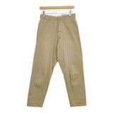 YAECA ワイドテーパード 定価20520円 67652 サイズ29 チノパンツ ベージュ KHAKI レディース ヤエカ【中古】6-0803G∞