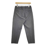YAECA CONTEMPO 2WAY PANTS WIDE TAPERED 01611 サイズM テーパード パンツ グレー M.GREY レディース ヤエカ【中古】6-1003G∞