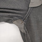 YAECA CONTEMPO 2WAY PANTS WIDE TAPERED 01611 サイズM テーパード パンツ グレー M.GREY レディース ヤエカ【中古】6-1003G∞