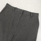 YAECA CONTEMPO 9605 2WAYストレッチ サイズM パンツ チャコールグレー C.GRAY レディース ヤエカコンテンポ【中古】6-0803G∞