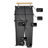 YAECA CONTEMPO 9605 2WAYストレッチ サイズM パンツ チャコールグレー C.GRAY レディース ヤエカコンテンポ【中古】6-0803G∞