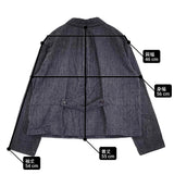 Pal'las Palace ラフィウールシャンブレー ワークシャツ 定価39600円 サイズ3 長袖シャツ 25AW ネイビー レディース パラスパレス【中古】6-0603M♪