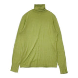 45R/45rpm スーピマオーガニック超ガーゼTURTLENECK 定価16500円 セーター ニット ライトグリーン レディース フォーティーファイブアールピーエム【中古】6-1014T∞