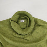 45R/45rpm スーピマオーガニック超ガーゼTURTLENECK 定価16500円 セーター ニット ライトグリーン レディース フォーティーファイブアールピーエム【中古】6-1014T∞